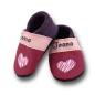 Preview: Krabbelschuhe Herz pink